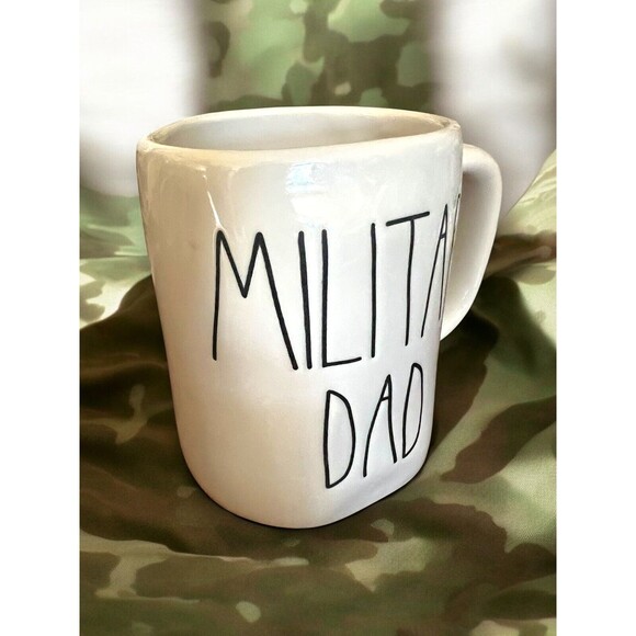 Military Dad Rae Dunn Artisan Collection for Magenta Coffee Tea Mug Cup Veterans - Picture 2 of 5